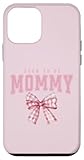 Mommy Pregnancy Reveal Pink Bow Announcement