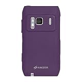 Amzer Silicone Skin Jelly Case for Nokia N8 - Purple