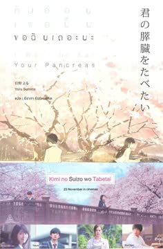 ตับอ่อนเธอนั้นขอฉันเถอะนะ I Want to Eat Your Pancreas นิยายแปลไทย นิยายภาษาไทย หนังสือไทย นิยายญี่ปุ่น หนังสือญี่ปุ่น
