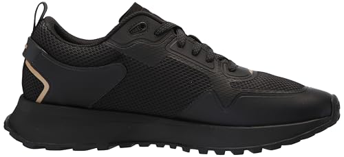 Image of BOSS Men's Big Logo Mesh Mix Lace Up Sneaker