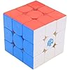 Bukefuno GAN 356 Maglev Flagship 3x3 Cube GAN 356 M Maglev Speed Stickerless Magnetic Puzzle Magic Cubes GAN356 Maglev 3x3 (Frosted Surface Version)