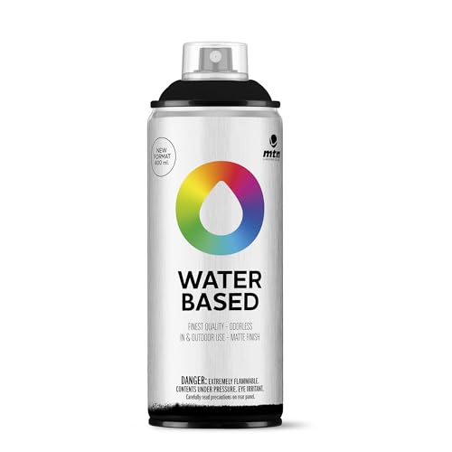 MTN Water Based RV-9011 Negro Spray Agua 400ml