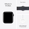 Apple Watch SE (2nd Gen) [GPS 40mm] Smartwatch with Midnight Aluminum Case with Midnight Sport Band S/M. Fitness and Sleep Trackers, Crash Detection, Heart Rate Monitor, Retina Display #5