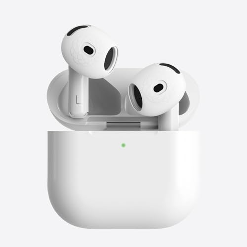 AZLA SednaEarfit for AirPods 4 – Anti-Slip Silicone Covers, Ear Hook Alternative, Case-Compatible Sports Accessories (4 Pairs) [Ultra Slim + Slim] - Image 7