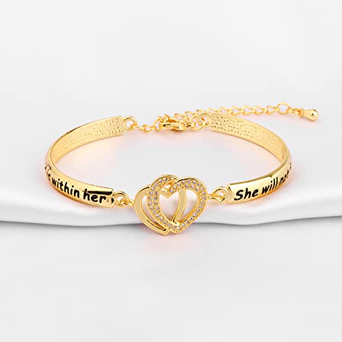 FAADBUK Christian Gift Christian bracelet Psalm 46:5 God is Within Her She Will Not Fall Jewelry Bracelet Religious Gift Jewelry4