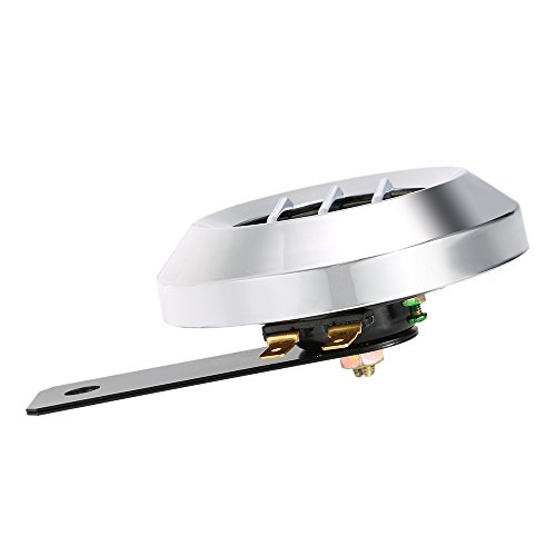 Yorten DC 12V 1.5A 105dB universal à prova d'água para motocicleta redonda buzina elétrica