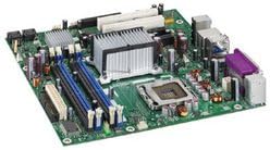 Intel DQ965GF Q965 LGA775 uATX Audio Video Gigabit SATA 3Gb/s RAID Firewire vPro (Core 2 1066FSB Support)