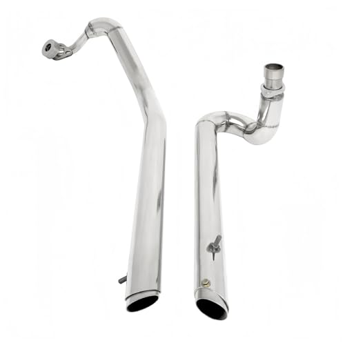 Tuyau d'échappement de moto pour Yamaha V Star 1100 XVS1100 Dragstar custom chrome avec chicane