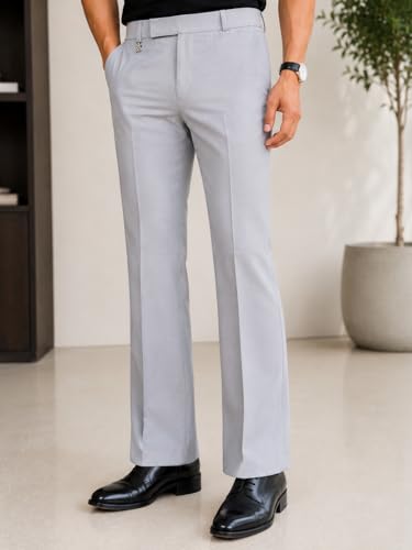 Image of Men's Formal Trouser Pant| Men's Bootcut Important Pant | Men Slim Fit Pants, Straight Fit Formal Trouser | Elegant Styling for Daily Use