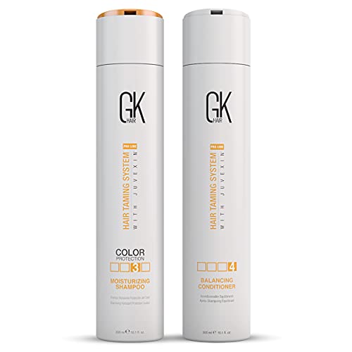 Global Keratin GK HAIR Balancing Conditioner 300ml - Global Keratin GK Hair Moisturizing Shampoo for Color Treated Dry Damage Curly Frizzy Thinning 300ml