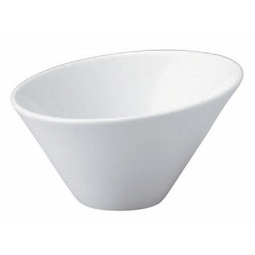 Plato artesanal blanco de 18.4 cm diámetro y 10.4 cm alto miniatura 1
