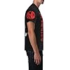 Men's Acid Bath Band T-Shirts Fashionable Full-Print Tees Versatile Summer Short Sleeve Shirt Multicoloured M #4