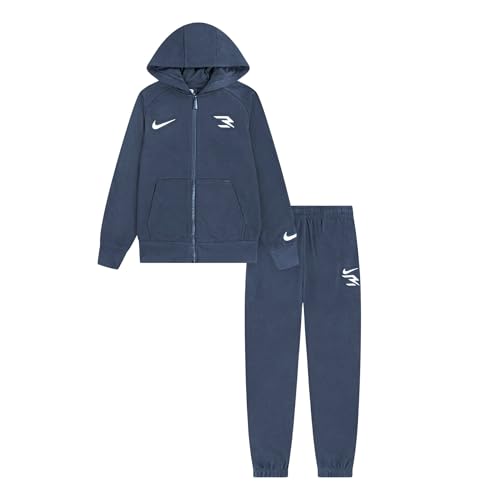 NIKE 3Brand Tuta Da Ragazzo Logo Blu Taglia S (128-137 CM) Codice 9Q1216-U6B