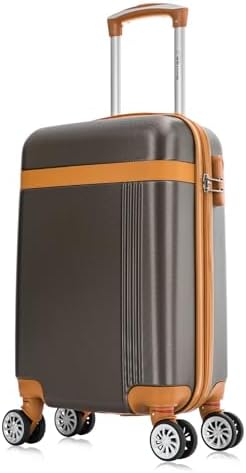 Mala de viagem bordo pequena 10kg Bruges Swiss Move Marrom