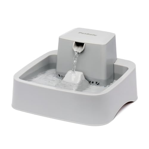 PetSafe Fontaine à Eau Drinkwell pour Animaux - Idéale pour Chat/Petits Chien 1,8 L – Différents Flux - Filtres Anti-odeurs et Mauvais goût – Facile à...