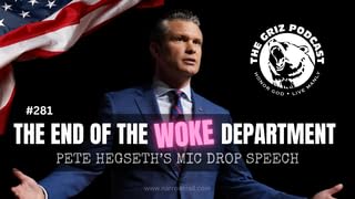 #281 - The End Of The Woke Department- Pete Hegseth's Mic Drop Speech Podcast Por arte de portada