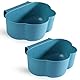 EasySort Wickeltisch Organizer [2er Set] - Behälter zum Einhängen - Sehr stabil aus widerstandsfähigem Polypropylen - Perfekt als Wickeltisch Organizer, Abfallbehälter Küche etc. (Blau - Blau)
