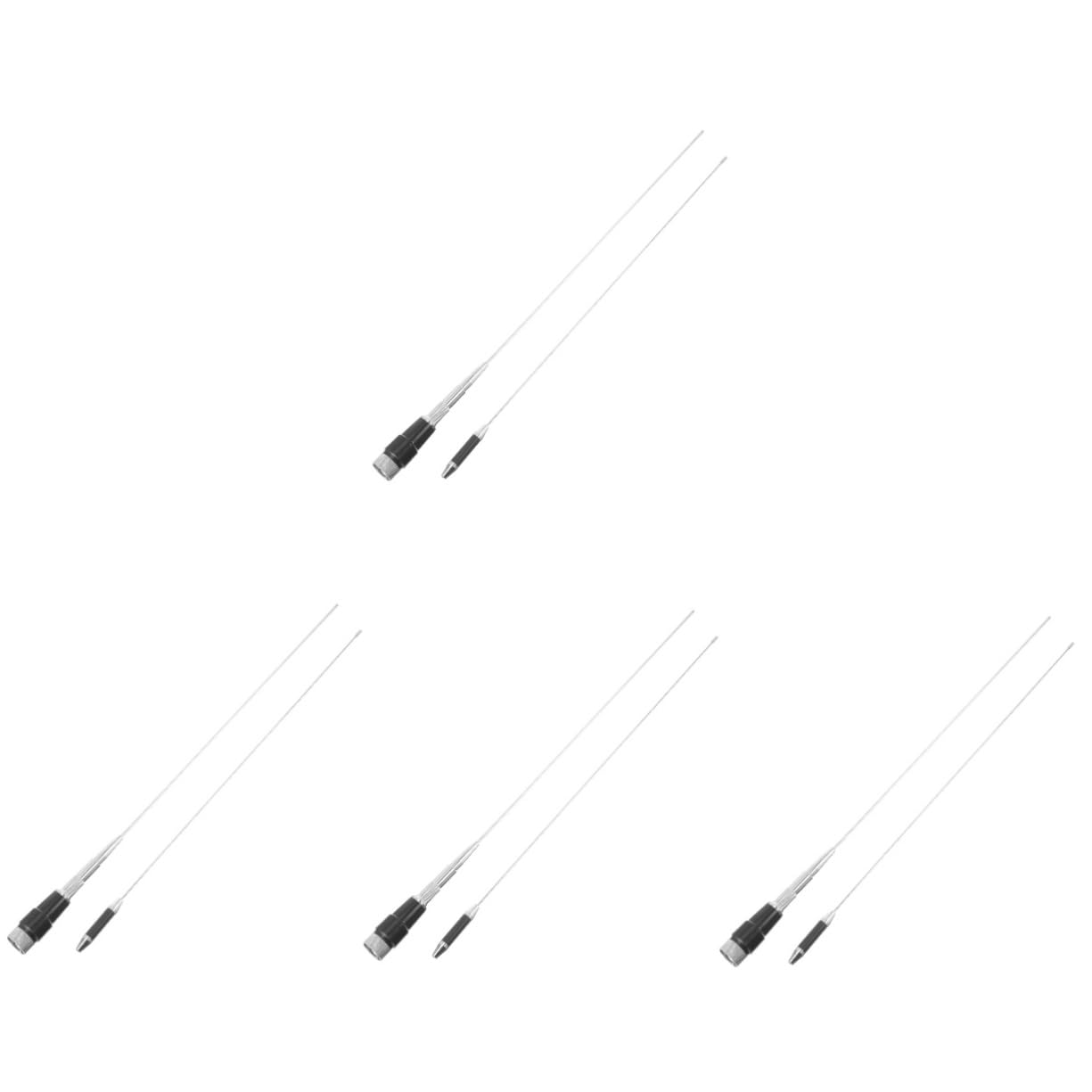 Toyvian 4 Pièces Antenne CB Rétractable pour Radio Optimise la Transmission pour Bateaux et Installation Facile Durable et Polyvalente