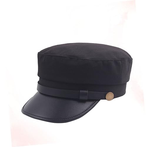 Vintage Flat Beret Hat for Youth Stylish Unisex Cap for Outdoor Activities Shopping Cycling and Skiing Great for Family and Friends Black2