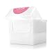 Disposable Fast Dry Wipes, Daily Face Towel, Facial Washcloth, Makeup Remover, Cleansing Towelettes, Ultra Soft, 40 Ct,1 reusable plastic box
