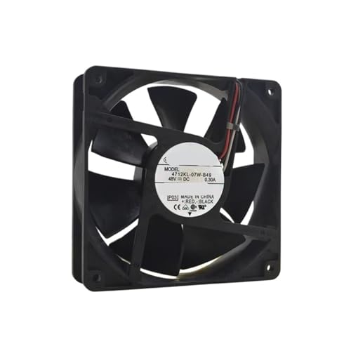 Ventilateur de refroidissement 48V résout la surchauffe des armoires 12cm