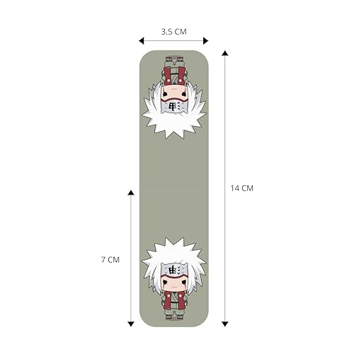 Image of Anime Bookmarks Naruto Chibi - Set of 9 Magnetic Bookmarks | Best Anime Gift for Readers, Book Enthusiast & Anime Fans I Naruto | Sasuke | Sakura | Hinata | Jiraiya (Naruto Chibi)