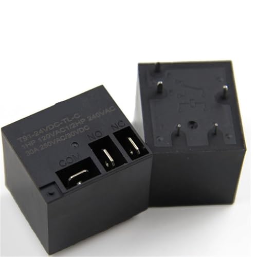 Relais JQX-30F T91 24VDC 30A inverseur pour circuit de puissance