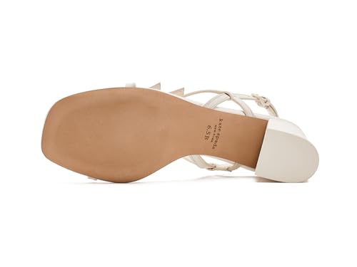 Image of kate spade new york Loop Smooth Leather Block Heel Sandal | Party Sandals