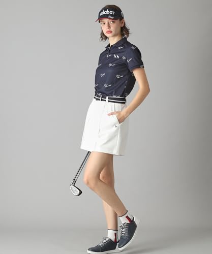[アダバット] ショートパンツ 【新レーベル NAVY】 UVカット/接触冷感 ストレッチツイルキュロット 11962445 レディース ホワイト(001) 40(L) 7枚目
