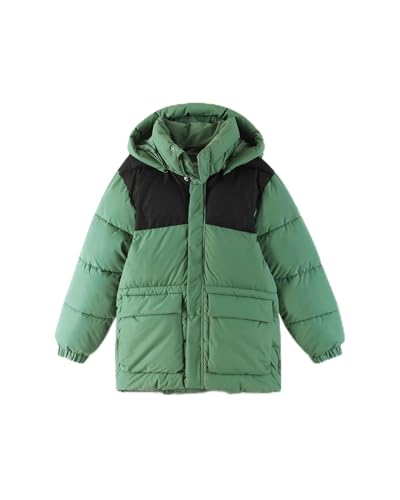 Reima Toukola (5100364A-8680) Kinderwinterjacke, grün, wasserdicht, atmungsaktiv, winddicht, mit Kapuze, warm, bequem 140