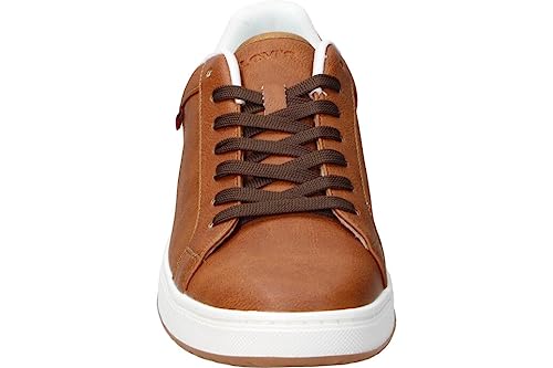 Image of Levi's Men's PiperSneakers, Medium Brown, 10 US