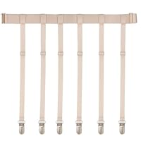 Strumpfhalter Damen Verstellbar Elastische Oberschenkel Strumpfgürtel Oberschenkelgurt Garter Belt übergröße Taillen Strümpfe Mit 6 Metall Strapsen Clips Für Strumpfhalter Damen Mädchen Bräute