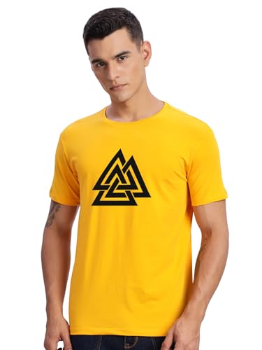 Image of ADRO Men's 100% Cotton Regular Fit T-Shirt