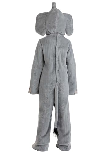 Disfraz Infantil de Elefante con Capucha y Cubrezapatos miniatura 2