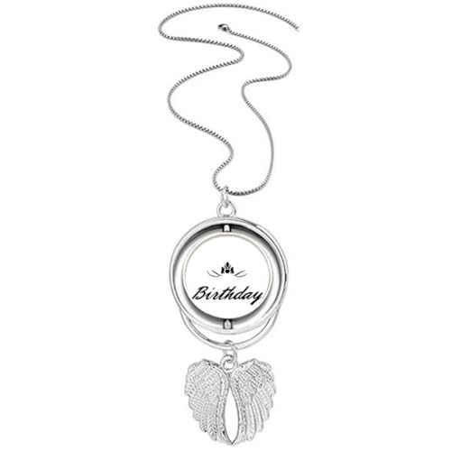 Collier ailes d'ange Happy Birthday, le témoin de vos vœux les plus chers