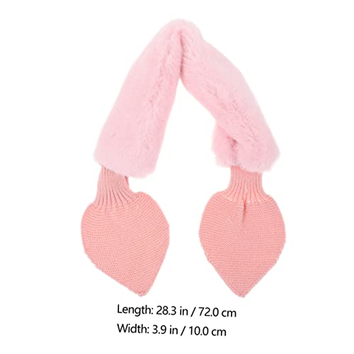 BESPORTBLE 2pcs Plush Winter Boy Girl Scarf Adorable Boys and Girls Warm Scarves for Newborn2