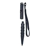 Selbstverteidigungs Frauen,Multifunktional Schlüsselanhänger,Tactical Pen Defense Keychain,Verteidigungs Waffen Selbstschutz Legal,Schwarz Robustes Design,Extra Grip Oberfläche für Damen Herren