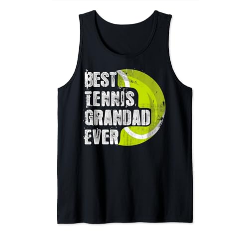 Los mejores jugadores de tenis retro clásicos del abuelo Camiseta sin Mangas