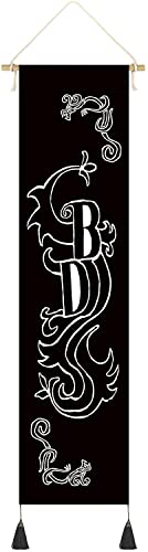 CosplayStudio Tableau à rouler Tokyo Revengers de qualité supérieure en tissu | Kakemono 130 x 33 cm | Avec crochets | Blason Black Dragon Cover