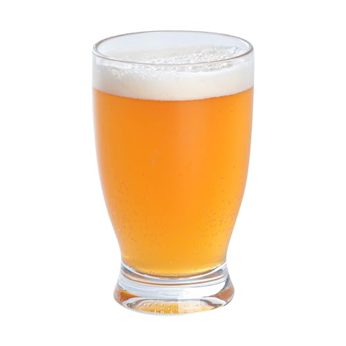 Restaurantware-Bev Tek 12 Ounce Craft Beer Glasses, 6 Modern Beer Glasses - Dishwashable, Clear Polycarbonate, Shatterproof, For All Kinds Of Beverages by Restaurantware - Image 7
