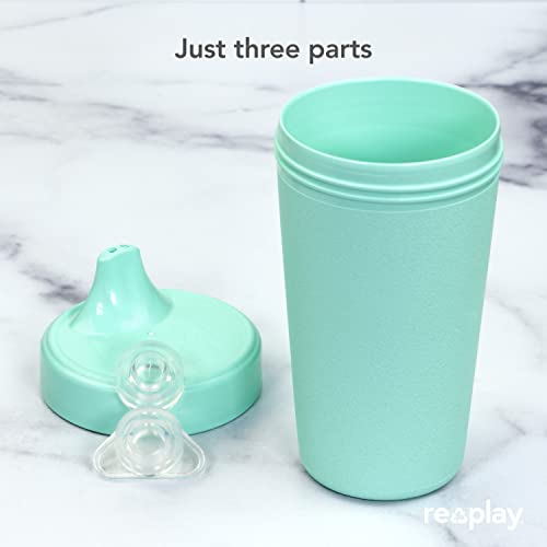 Re Play 4Pk - 10 Oz. No Spill Sippy Cups For Baby, Toddler, And Child Feeding In Desert Rose, Blush, Sage And Ice Pink - Bpa Free - Made In Usa From Eco Friendly Recycled Milk Jugs - Desert Roses #TOP4