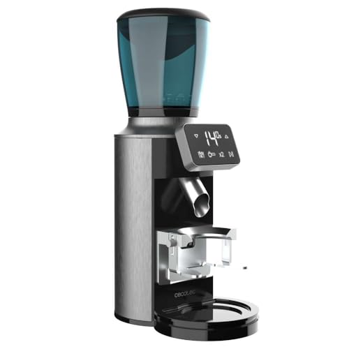 Cecotec Macinacaffè Steelmill Touch, 200W, 30 Livelli