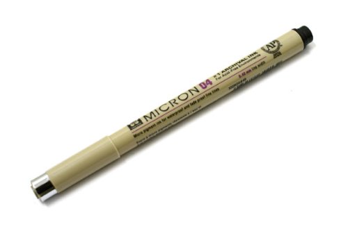 SAKURA Lot de 12 Feutres Fineliner PIGMA MICRON 04 Pte 0,40 mm Noir