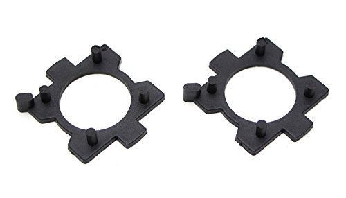 iJDMTOY Replace/Upgrade Light Bulb Retainer Adapter Holders, Compatible With Mazda 3 5 6 MX-5 CX-5 CX-7 RX-8 Halogen Lighting Upgrade