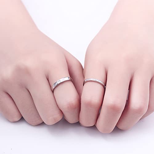 Bague alliance ajustable argent et zircons, le bijou idéal à porter au quotidien avec élégance
