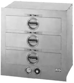 Toastmaster 3C80AT09 29-Inch Built-In 3-Drawer Warmer - 120V, 1,350W