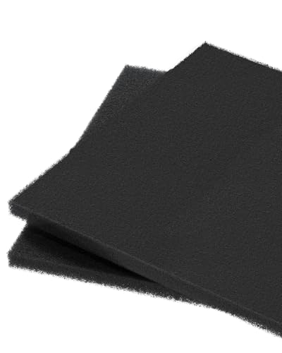 Image of Pawfly Aquarium Filter Media Pad for Fish Tank Filters 20 inch L x 20 inch W x 1 inch H, 20PPI Aquarium Filter Media Sponge Filter Floss Roll for Sumps Ponds, 2 Pack