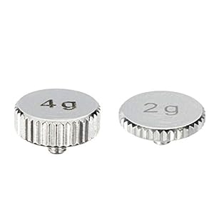 Perfeclan 2 x Headshell 4g 2g Shell gewicht platenspeler metaal elektrische instrument onderdelen voor SL1200 SL1210 2 3 5 M5G Stylus DJ
