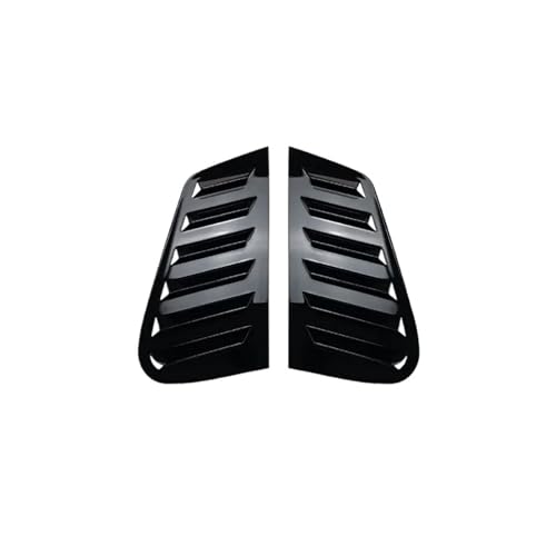 Persienne fenêtre arrière pour Polo 9N finition Piano Black, habillage extérieur automobile luxe