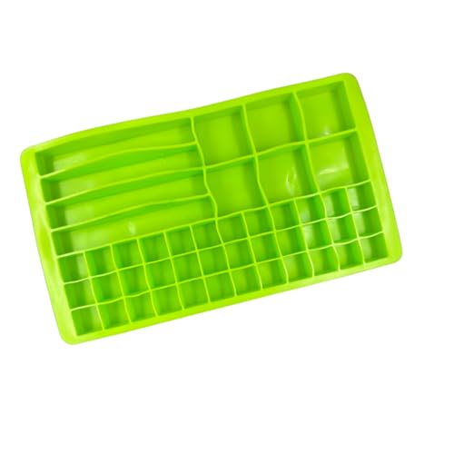 Image of WoIoT Silicone Ice Cube Tray | Multi-Shape Cube & Stick Ice Mould (46 ice Cubes) | BPA-Free Flexible Freezer Tray for Easy Release, Cocktails, Whiskey, Coffee & Drinks (Multicolor) 1 Tray